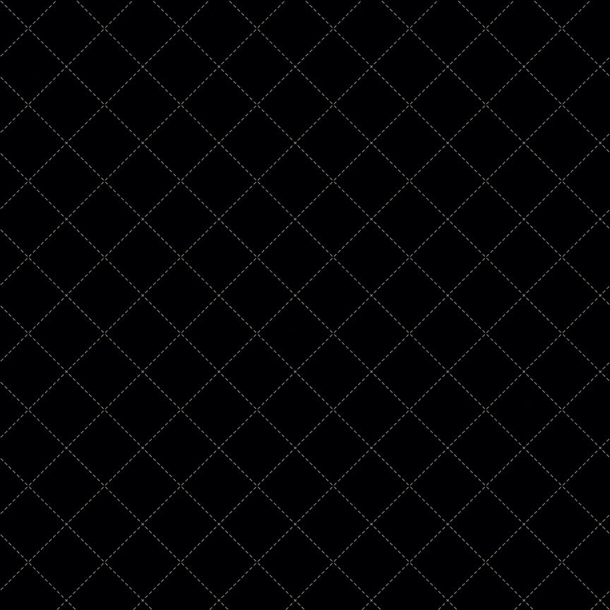 Blackout: STITCH BLACK Fabric (1/2 yd)