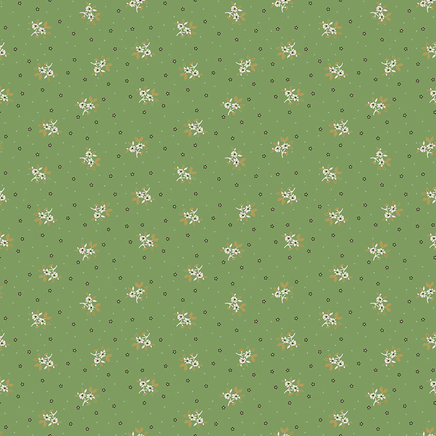 Gentler Times: LOVELY BASIL Fabric (1/2 yd) by Lori Holt