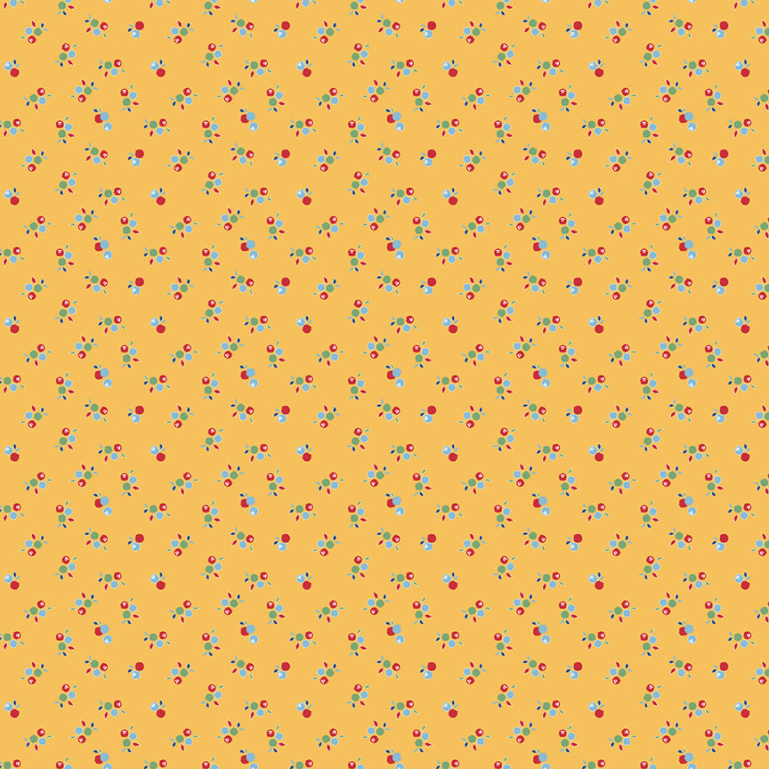 Simple Pleasures: KITCHEN FLOWERS YELLOW Fabric (1/2 yd)