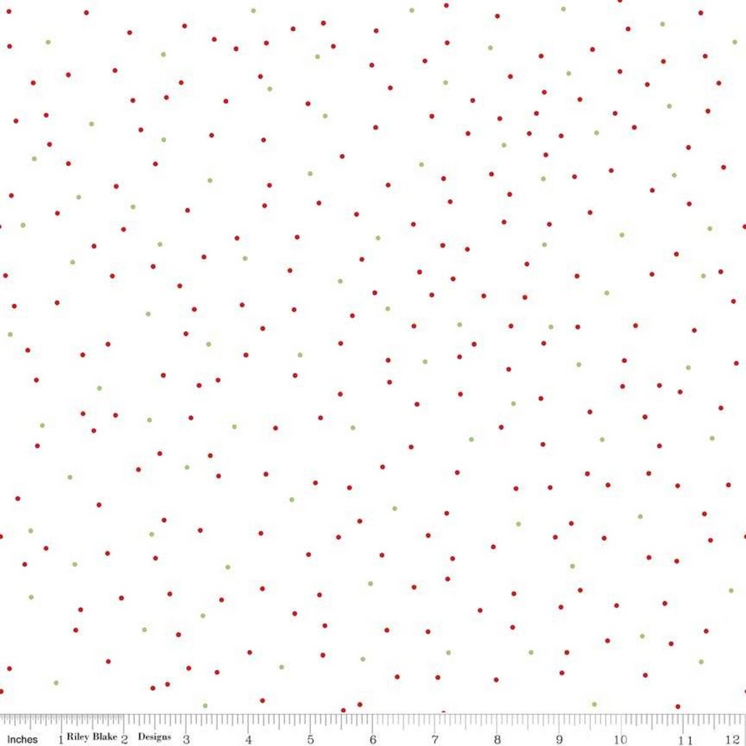 Pin Dot: CHRISTMAS Fabric (1/2 yd) by Lori Holt