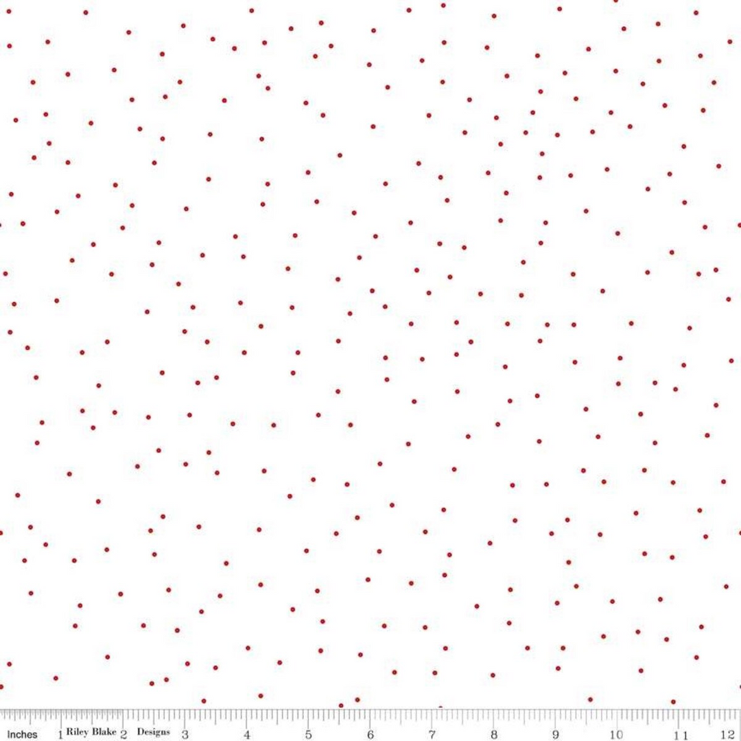 Pin Dot: RED (1/2 yd) by Lori Holt
