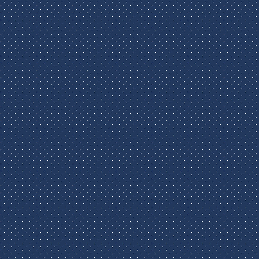 American Jane Pindots: NAVY Fabric (1/2 yd)