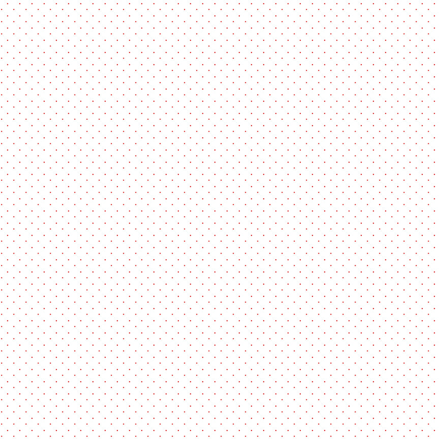 American Jane Pindots: RED ON WHITE Fabric (1/2 yd)