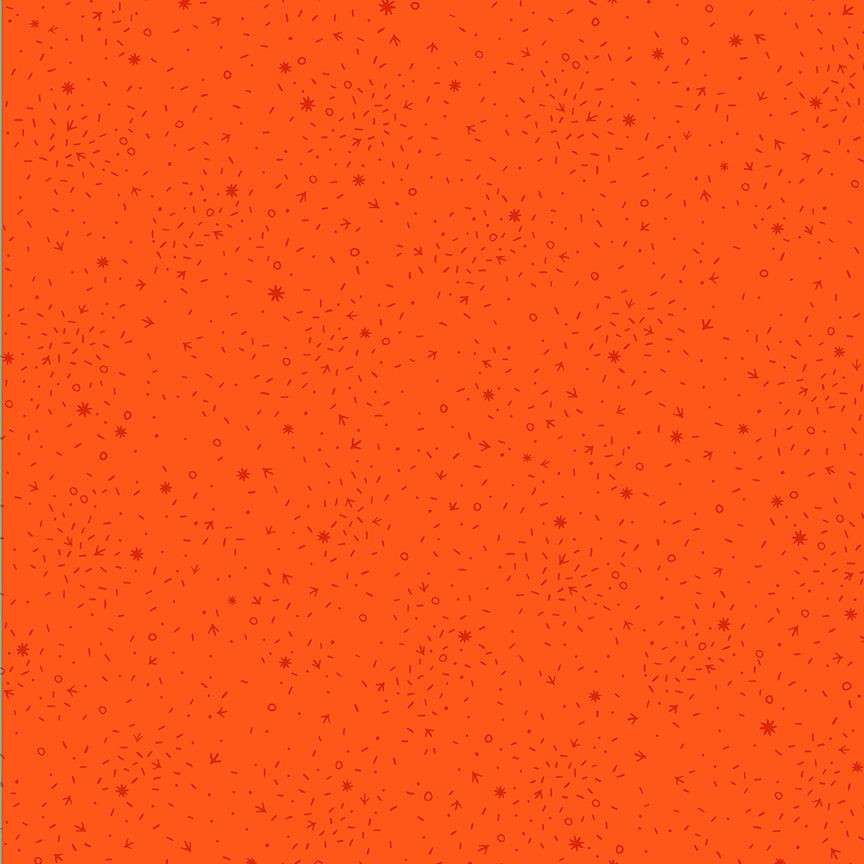 Chicken Scratch: MANDARIN Fabric by Charisma Horton (1/2 yd)