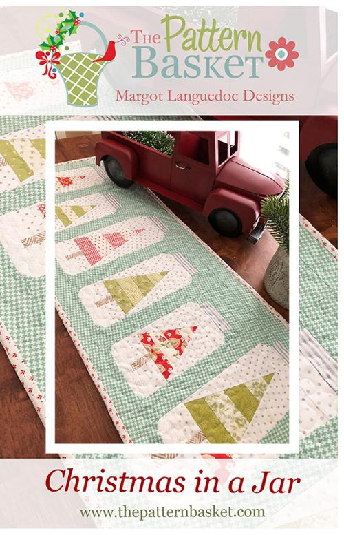 CHRISTMAS IN A JAR Table Runner Pattern by THE PATTERN BASKET