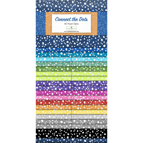 CONNECT THE DOTS 2.5" Bundle Strips Precuts