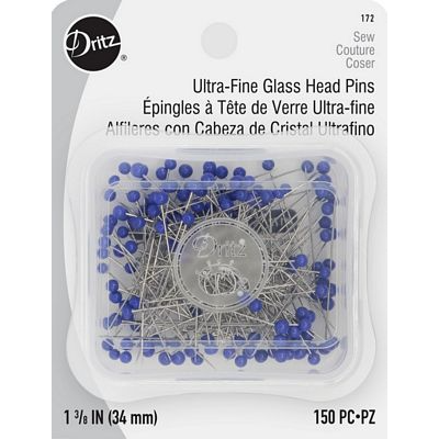 Ultra-Fine Glass Head Pins