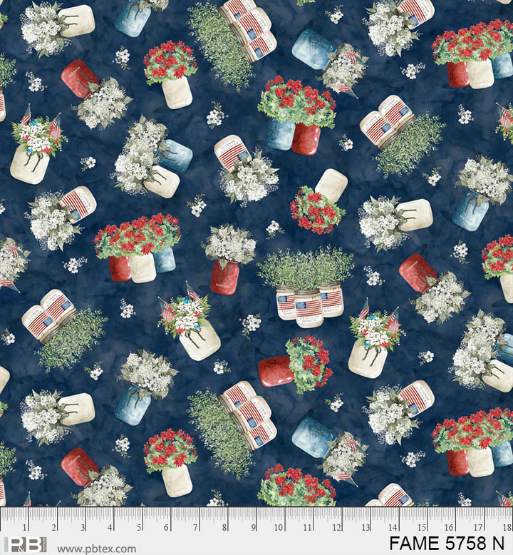 LIBERTY RUNNER Quilt Kit by Wendy Sheppard feat. Farmhouse Americana