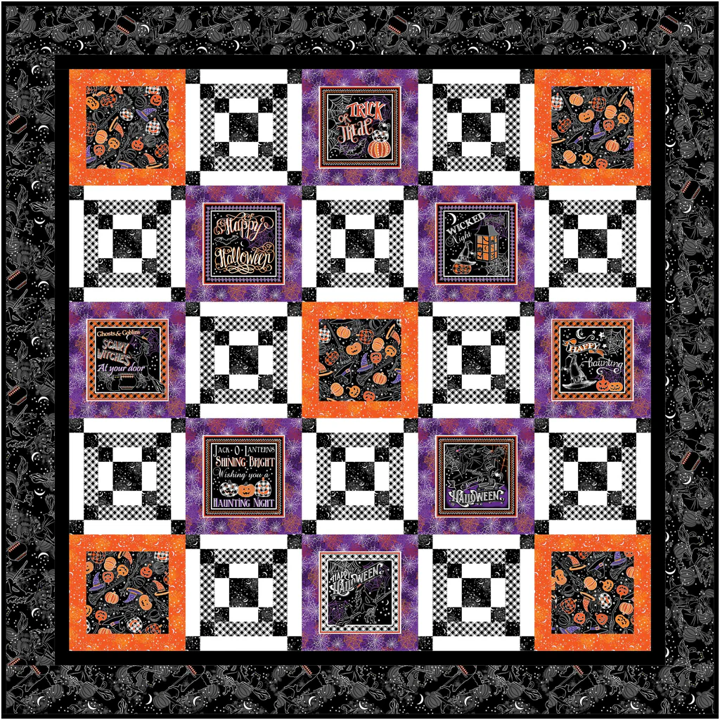 FOUR SQUARED Quilt Pattern by Bound To Be Quilting