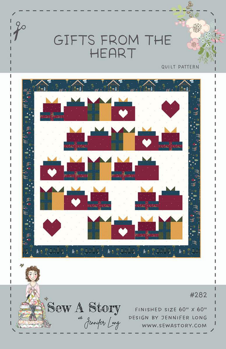 GIFTS FROM THE HEART Quilt Pattern by Jennifer Long