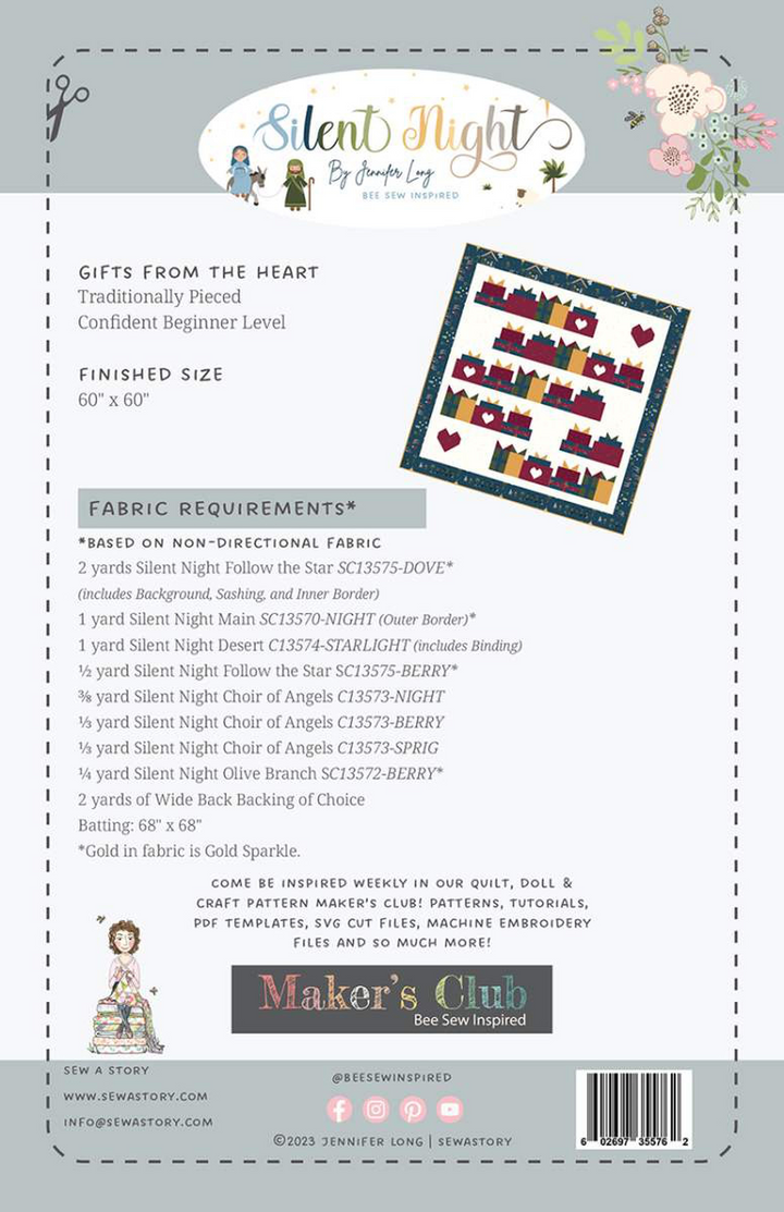GIFTS FROM THE HEART Quilt Pattern by Jennifer Long