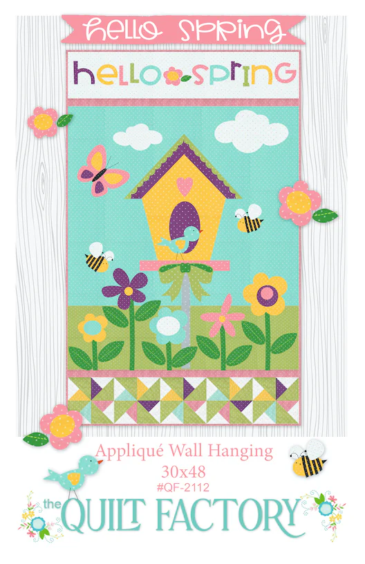 HELLO SPRING Quilt Pattern by The Quilt Factory