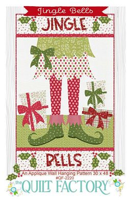 JINGLE BELLS Applique Wall Hanging Pattern by The Quilt Factory