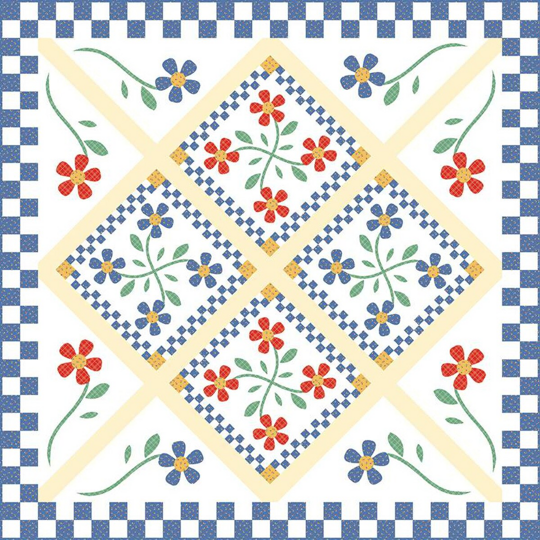 KITCHEN CRISP Quilt Pattern by American Jane Patterns