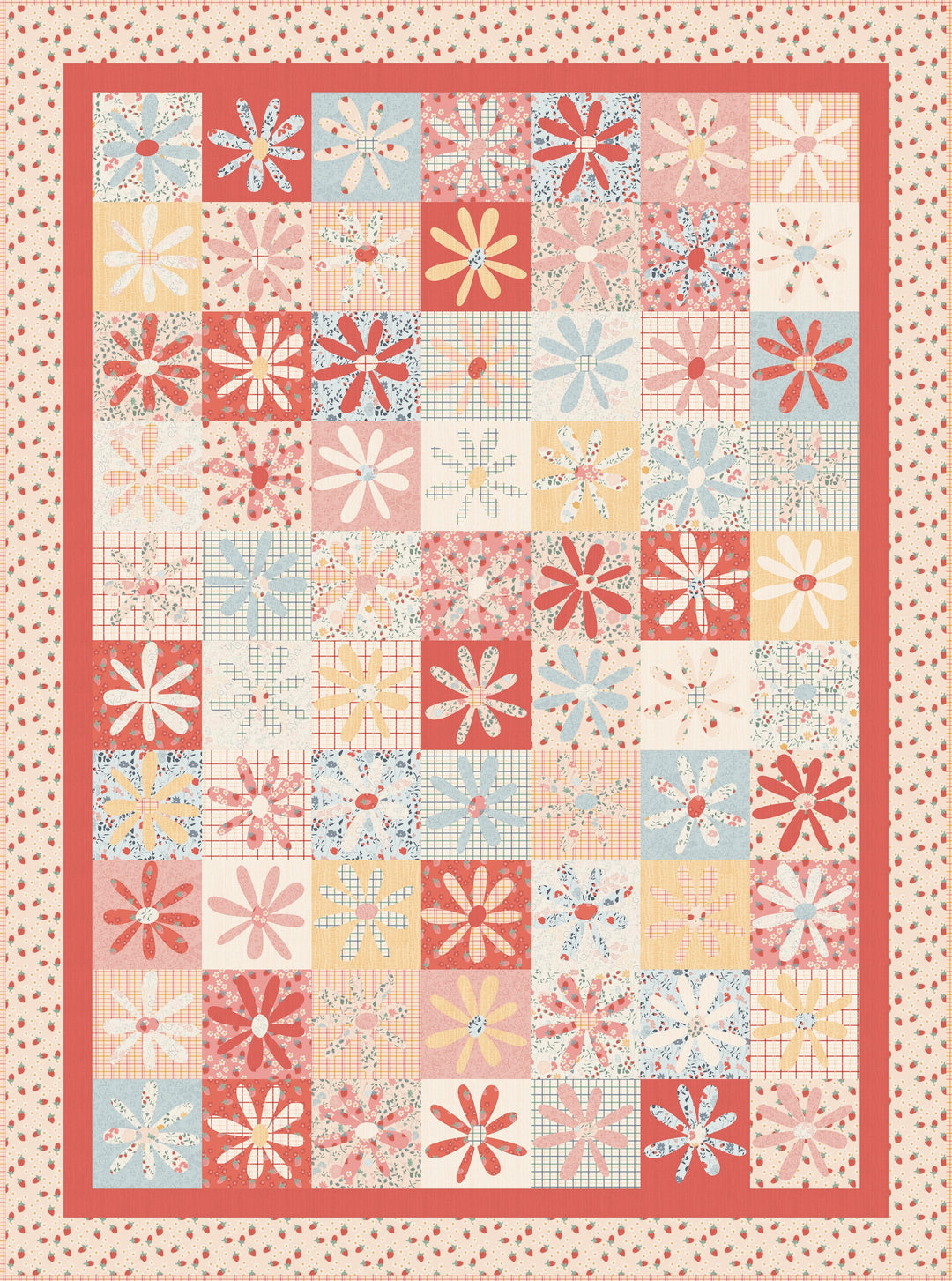 LAZY DAISY Applique Quilt Pattern by MEAGS & ME