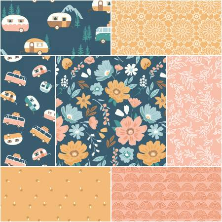 LIVE, LOVE, GLAMP 2.5" Rolie Polie Strips Precuts by DANI MOGSTAD