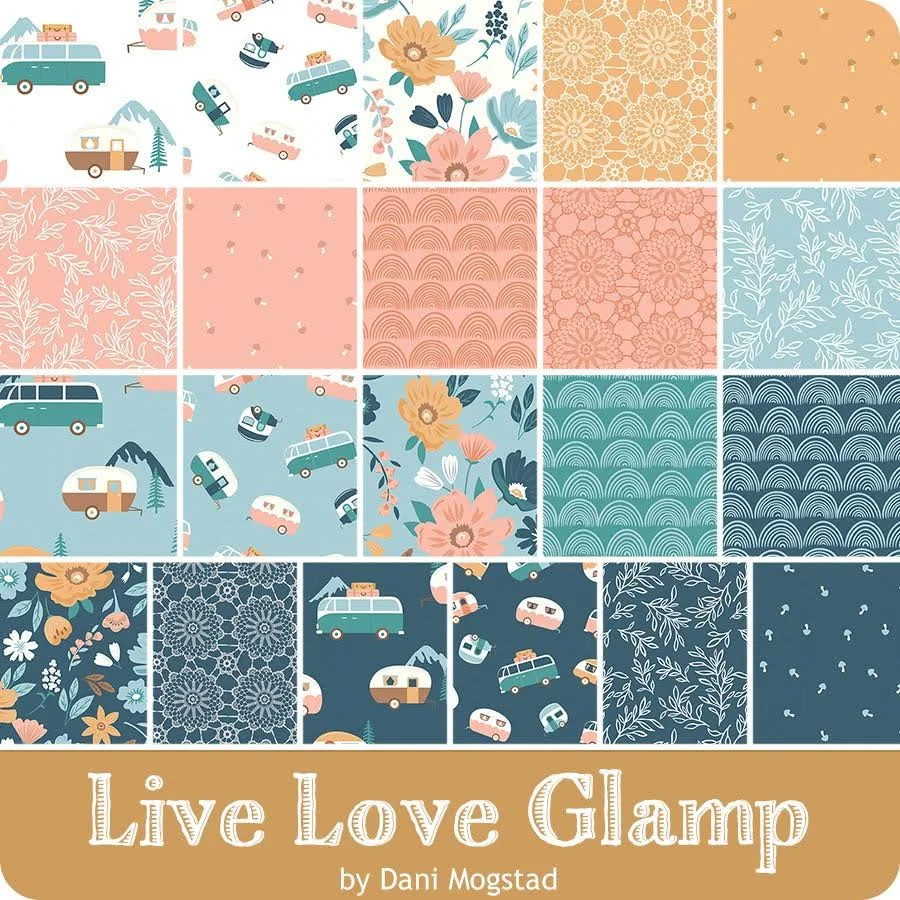 LIVE, LOVE, GLAMP 2.5" Rolie Polie Strips Precuts by DANI MOGSTAD