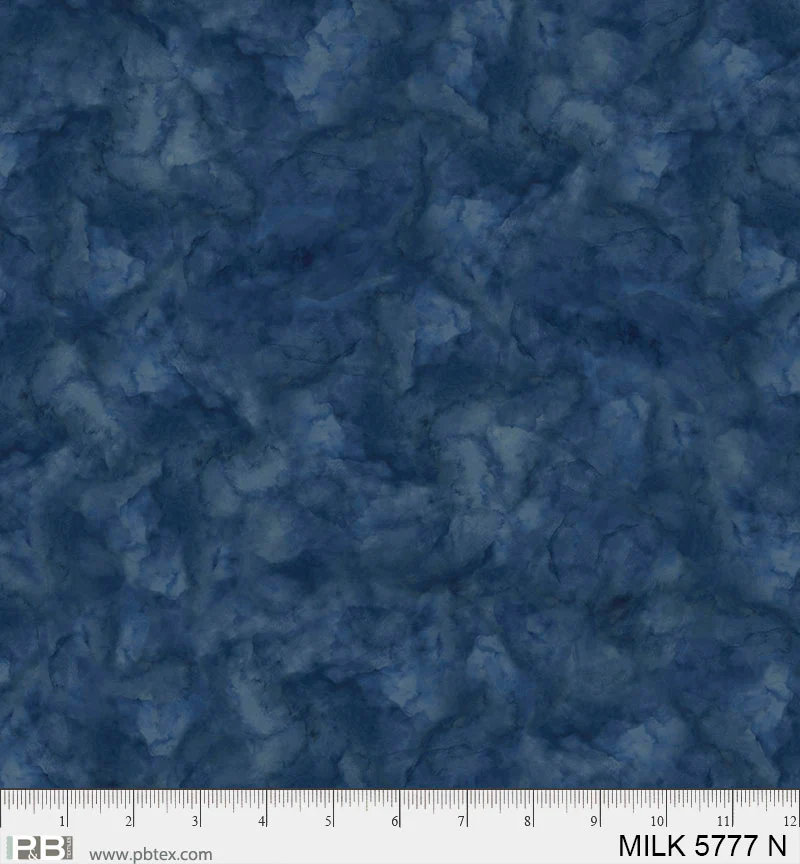 Milk Paint: NAVY BLUE Fabric (1/2 yd)
