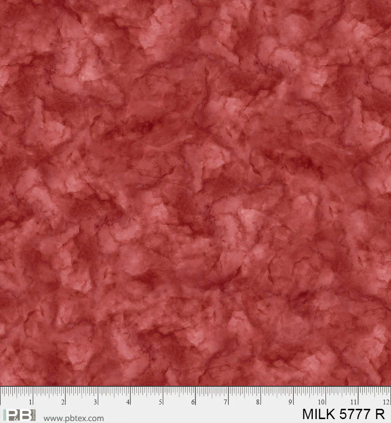 Milk Paint: BRICK RED Fabric (1/2 yd)