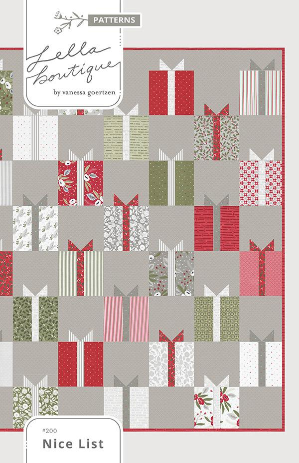 NICE LIST Quilt Pattern by Lella Boutique