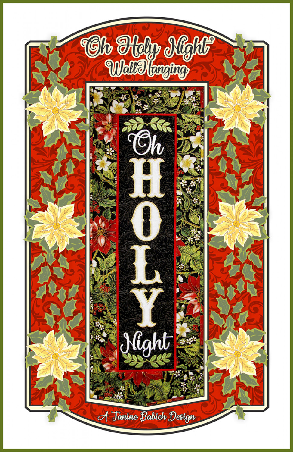OH HOLY NIGHT Machine Embroidery Pattern by Janine Babich
