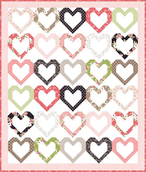 OPEN HEART Quilt Pattern by Lella Boutique