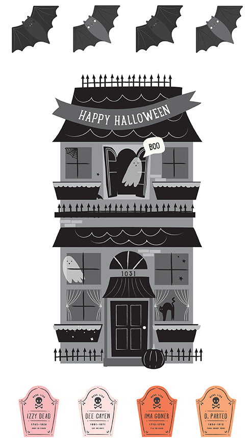 HAPPY HALLOWEEN Quilt Kit featuring the Hey Pumpkin Collection by Mind's Eye