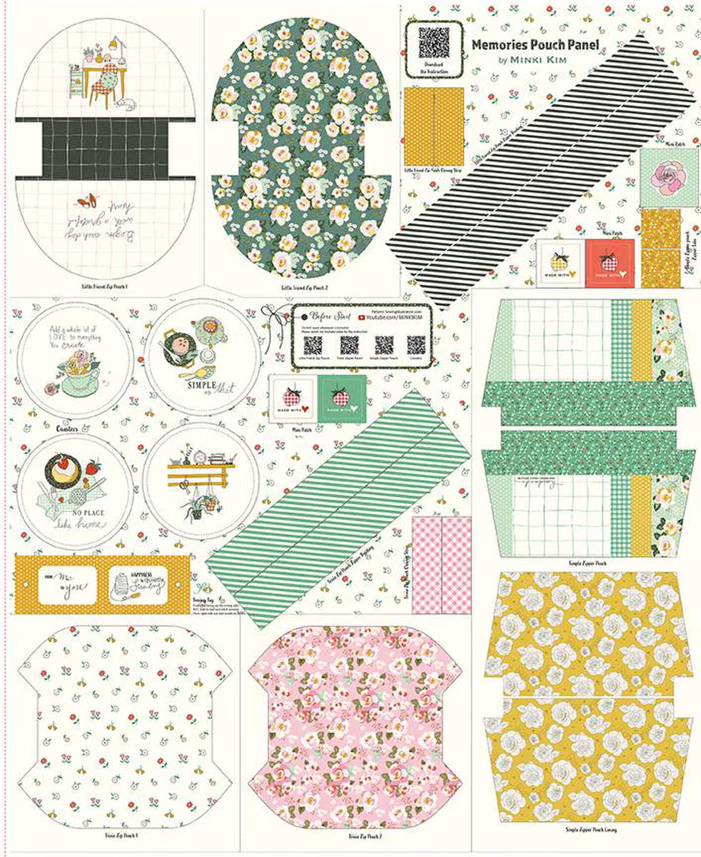 MEMORIES POUCH PANEL 35.5" X 43.5"