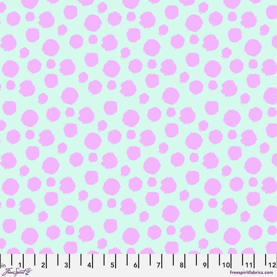 FUR BALL: TECHNOMINT- by Tula Pink (1/2 yd.)