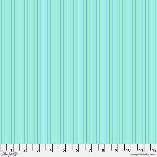 TINY STRIPES: MISTY - by Tula Pink (1/2 yd.)