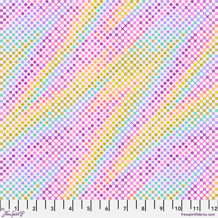 SHORELINE CREAM MULTI : 55300 11 - Collection de tissus Shoreline (1/2 yd.)