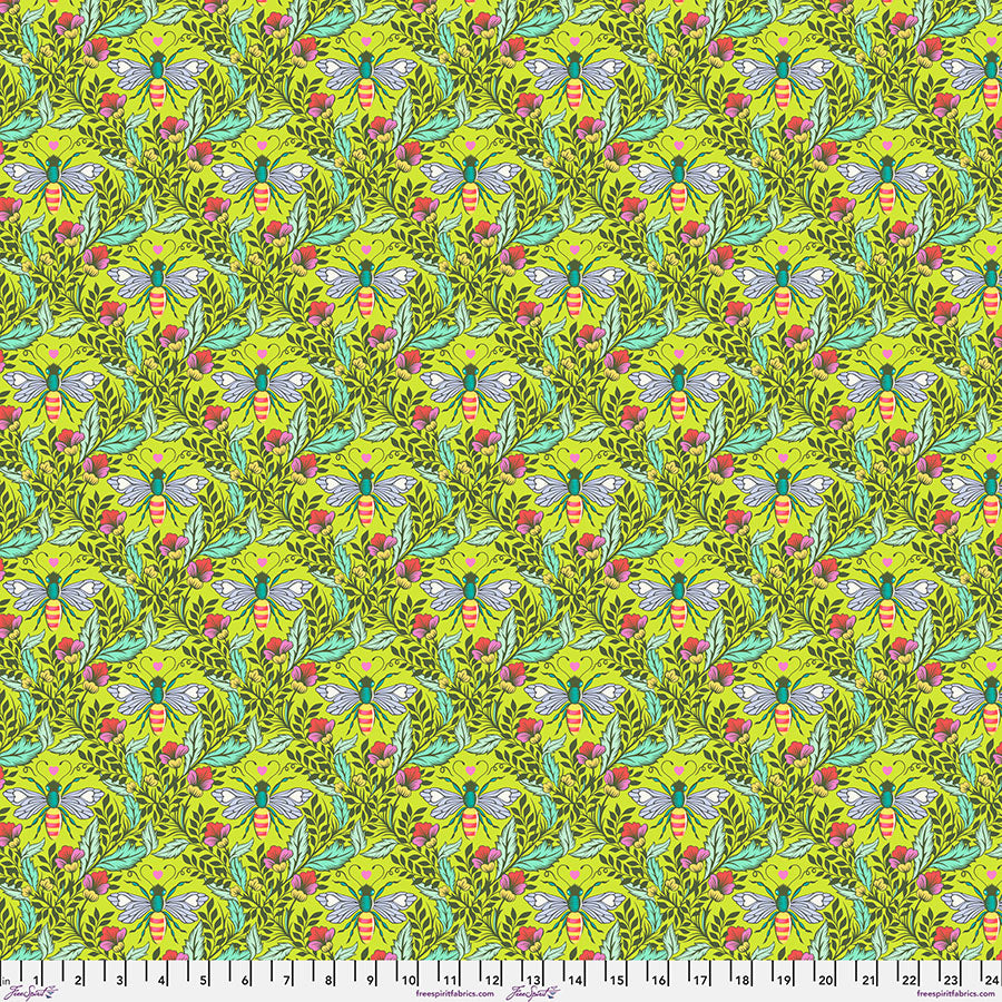 Full Moon Forest II: Enchanted SHAKE Your HONEY MAKER Fabric by Tula Pink (1/2 yd)