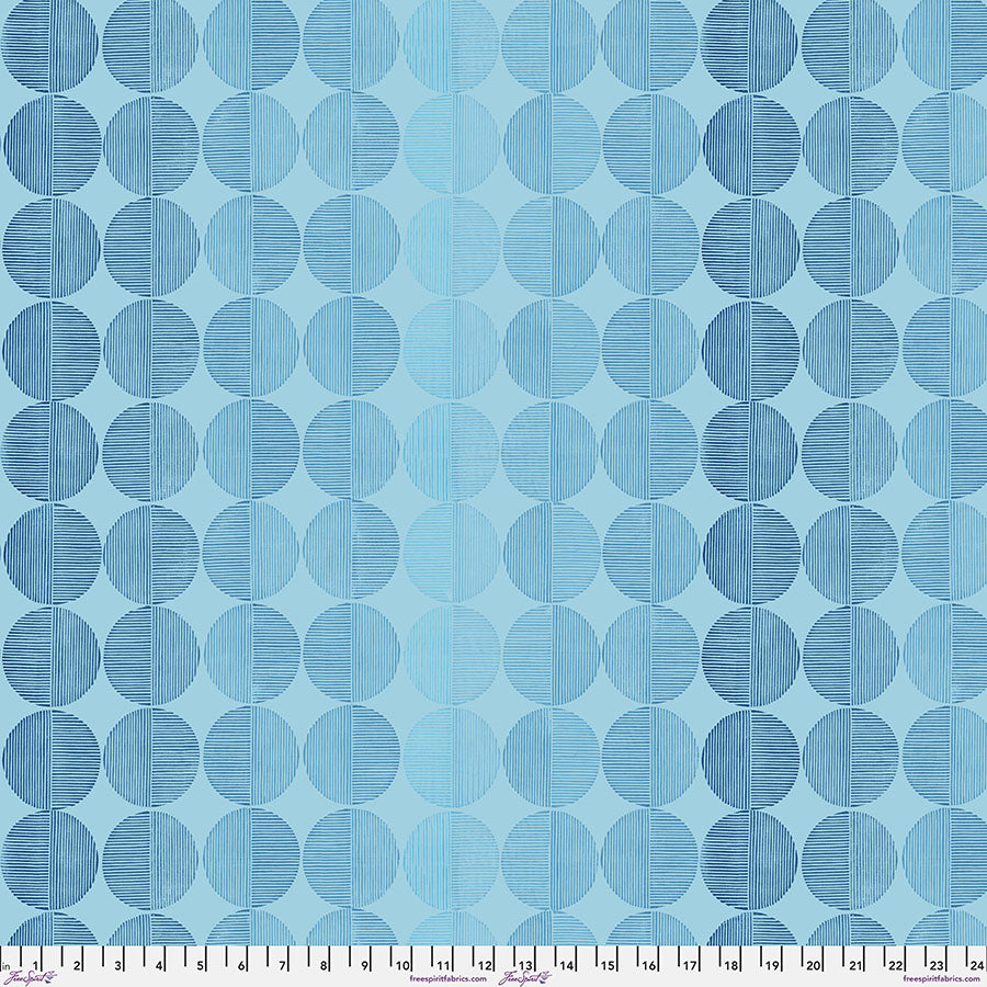 Findings: ENCIRCLED - INDIGO Fabric (1/2 yd) by Valori Wells