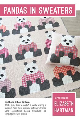 PANDAS IN SWEARTERS Quilt Pattern