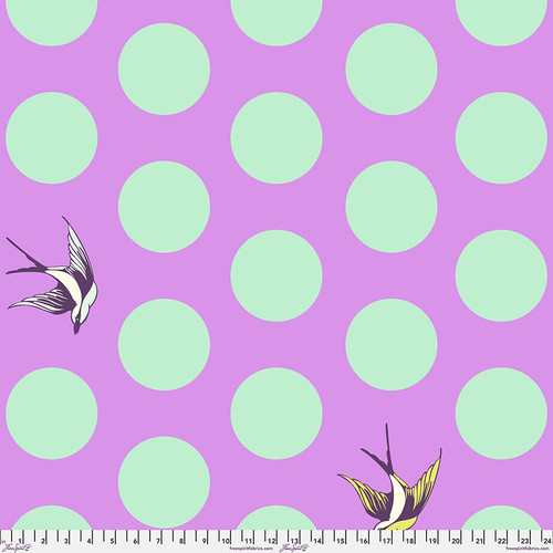 Free Fall Quilt Backs: BLOSSOM 108-Inch Wide Backing Fabric (1 yard) by Tula Pink