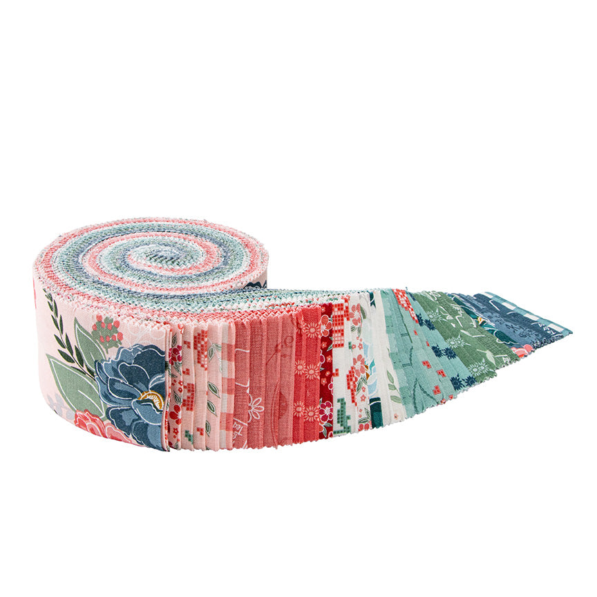 AFTERNOON TEA 2.5" Rolie Polie Strip Precuts by Beverly McCullough