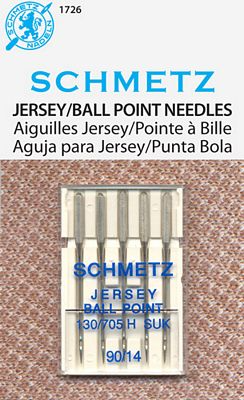 Schmetz Jersey/Ball Point Machine Needles - 5-pk size 14/90