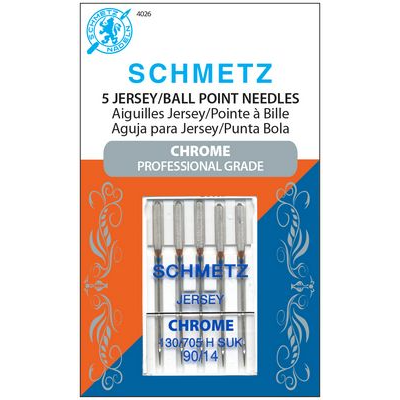 Schmetz Chrome Ball Point Machine Needles - Size 90-14
