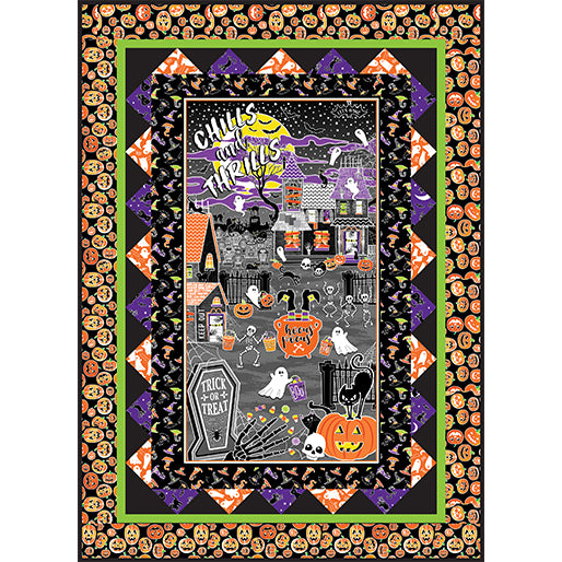 SPOOKYVILLE Quilt Kit