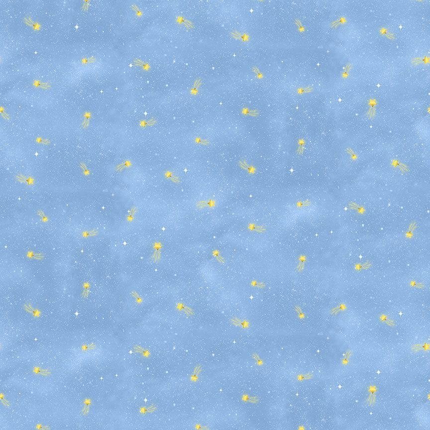 Owl Always Love You: SHOOTING STARS SKY (1/2 yd)