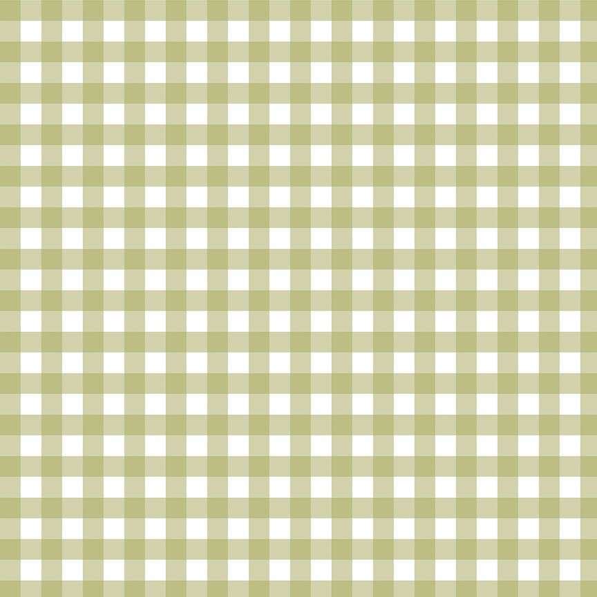 Secret Garden: OLIVE GROVEN GINGHAM Fabric (1/2 yd)