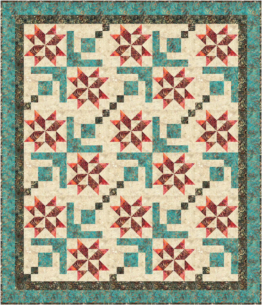 SHINING PATH Quilt Pattern by Bound To Be Quilting