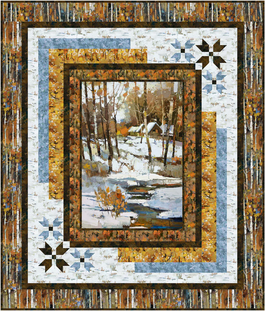 SNOWY CORNER Quilt Pattern by Bound To Be Quilting