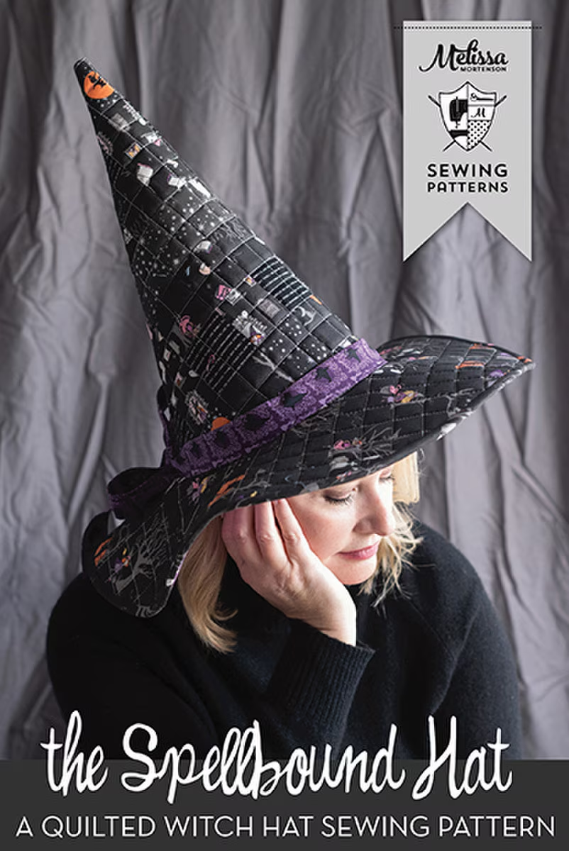 THE SPELLBOUNG HAT Quilted Witch Hat Sewing Pattern