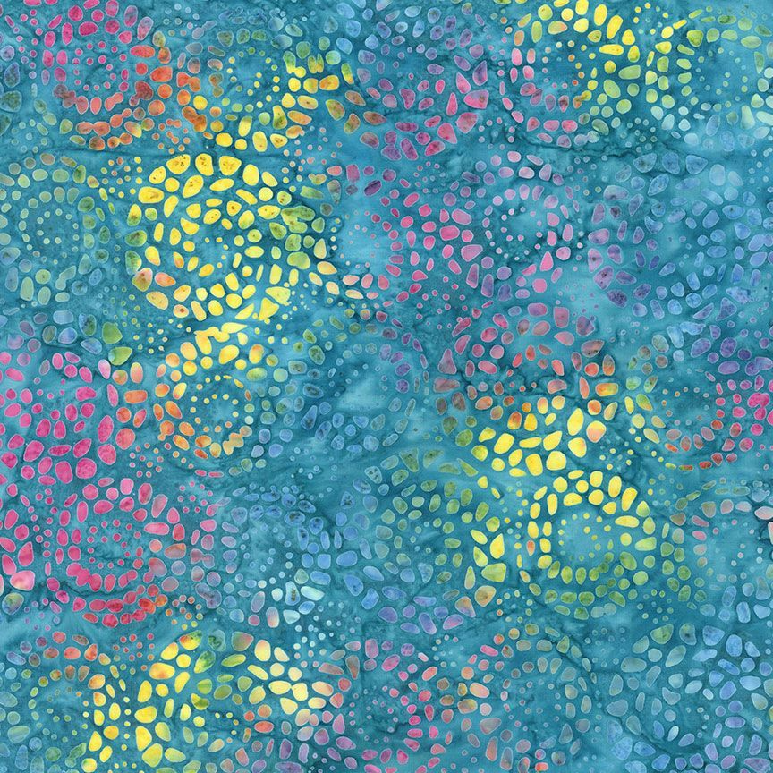 Tonga Paradise Batkis: SWIRL WOOD CUT by Timeless Treasures (1/2 yd.)