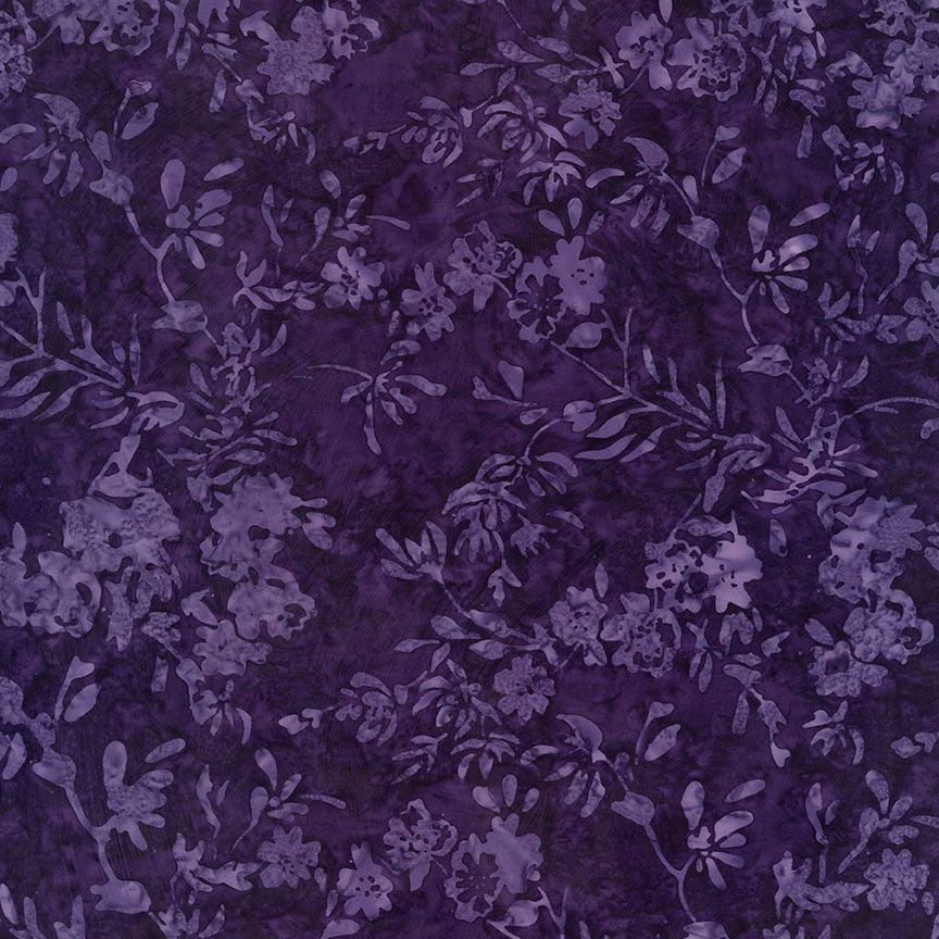 Tonga Paradise Batkis: LAKEHOUSE GRAPE by Timeless Treasures (1/2 yd.)
