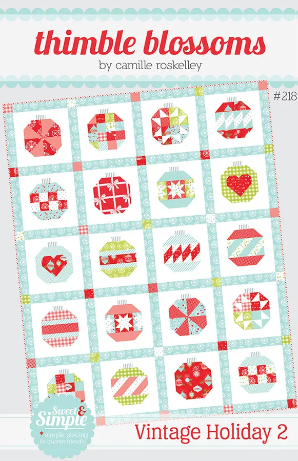 Vintage Holiday 2 Quilt Pattern by Thimble Blossoms