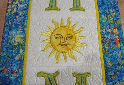 WELCOME TO OUR HOME SUMMER Machine Embroidery Pattern by Janine Babich