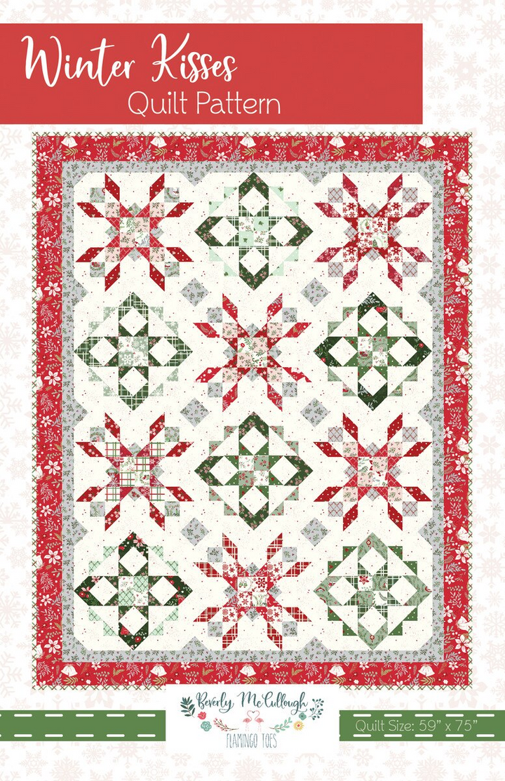 WINTER KISSES Quilt Pattern by Beverly McCullough