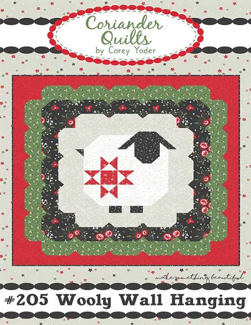 WOOLY WALL HANGING Quilt Pattern by Coriander Quilts